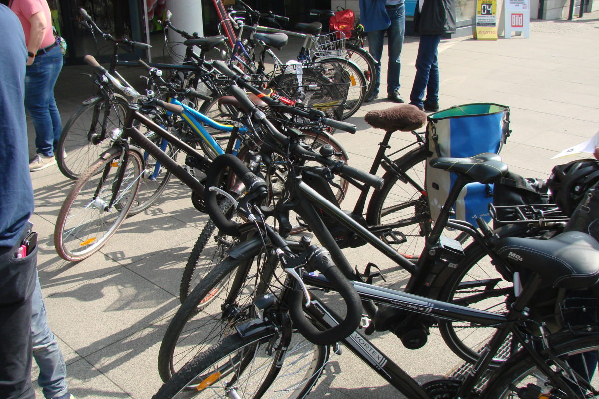 Enormes Interesse an FahrradCodierung SPD Mainz